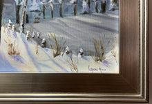 Load image into Gallery viewer, Winter in the Woods framed
